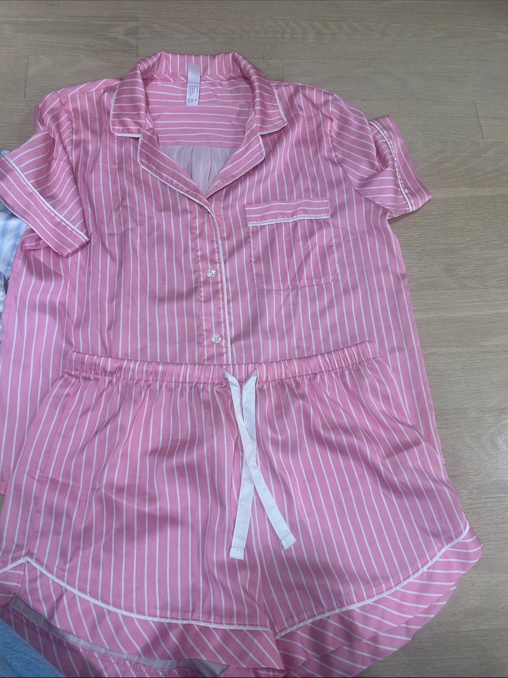 Pink Striped Pajama Set women’s stars above from target
